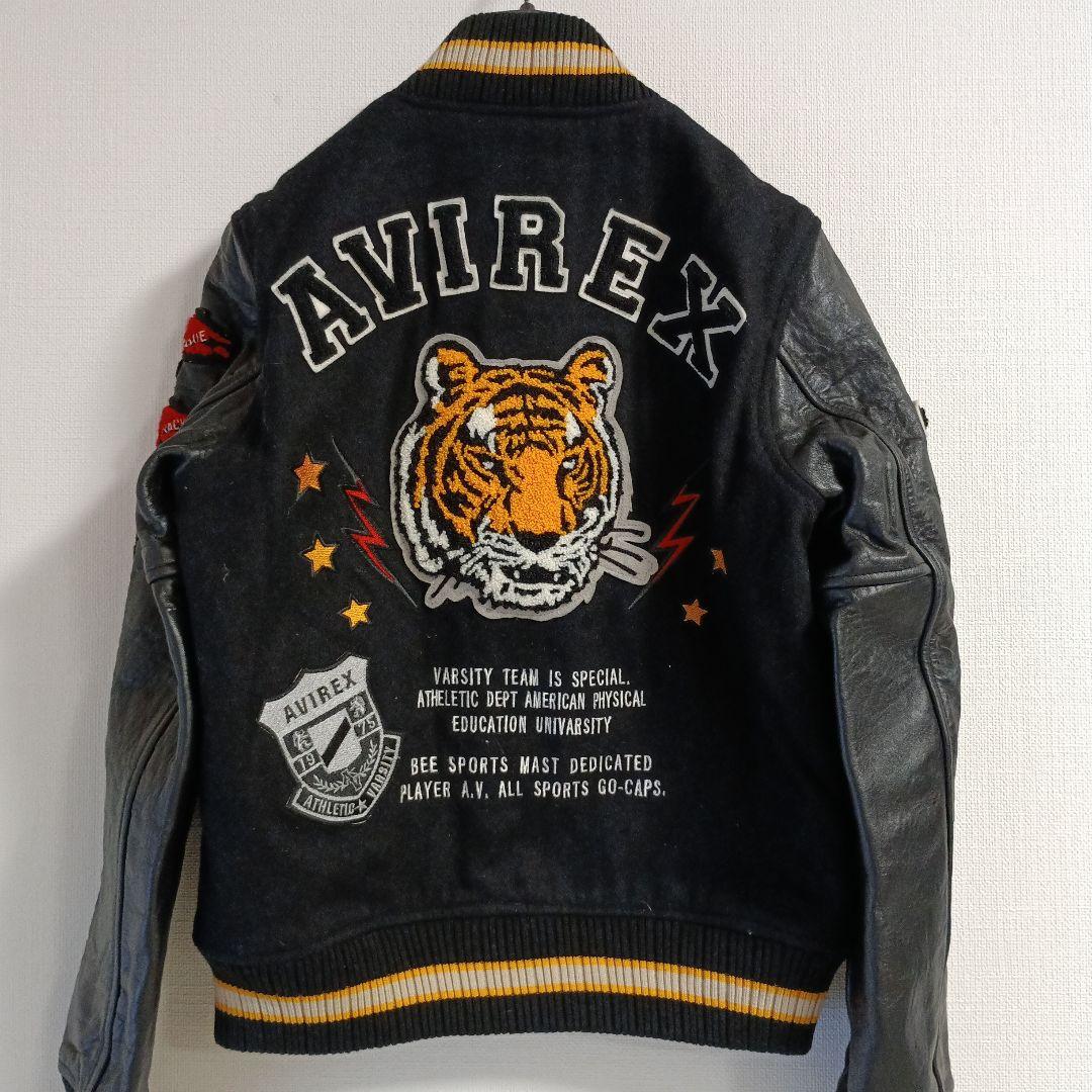 (MRSD19)AVIREX アヴィレックス スタジャン レザージャケット