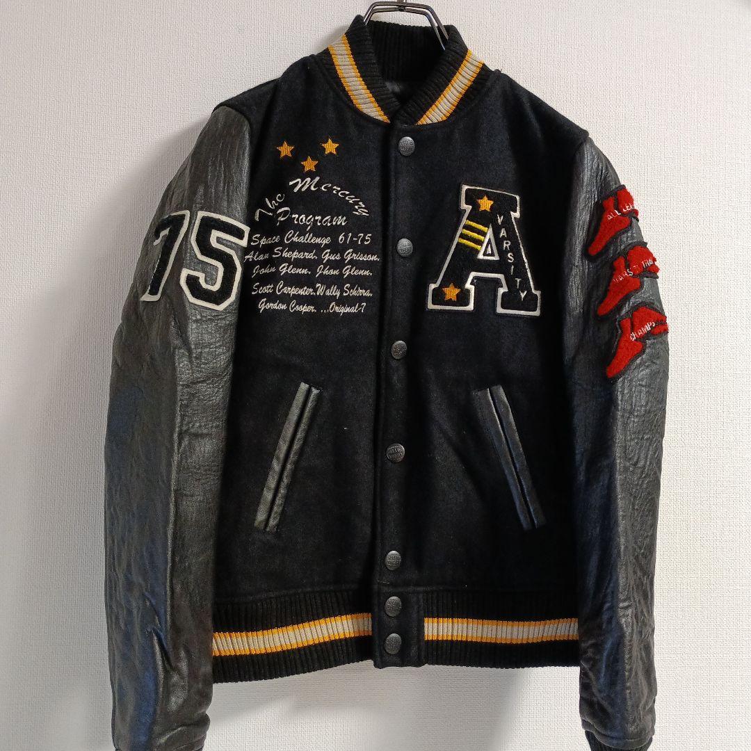 (MRSD19)AVIREX アヴィレックス スタジャン レザージャケット