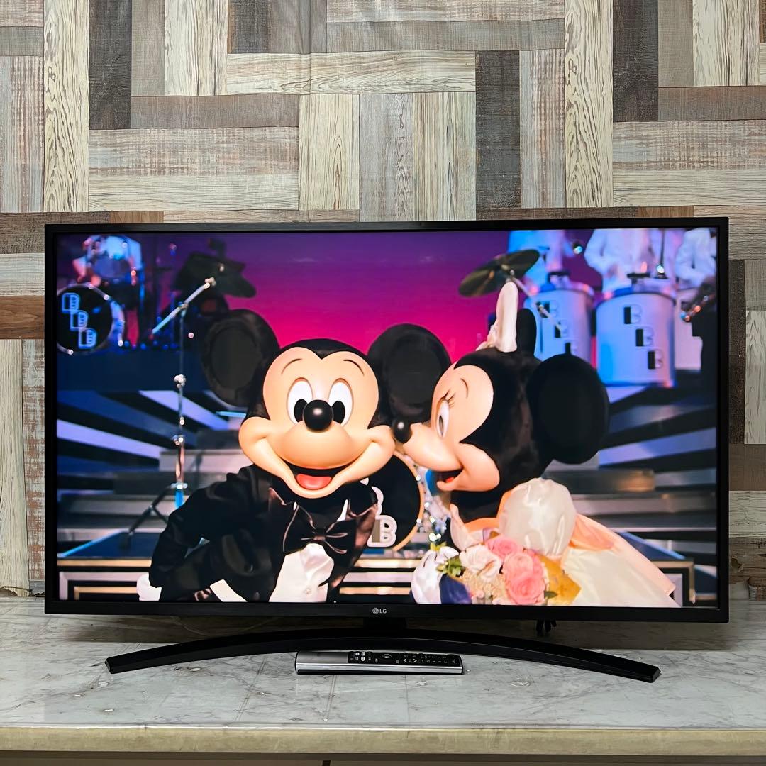 即日受渡❣️全国送料込 LG 43V型4Kチューナ内蔵テレビ、ネット視聴多数