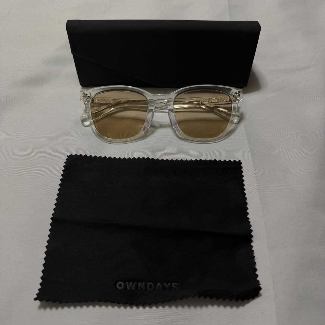 ク*ー様 キムタク着用　私物　OWNDAYS サングラス　ウェリントン　調光サン