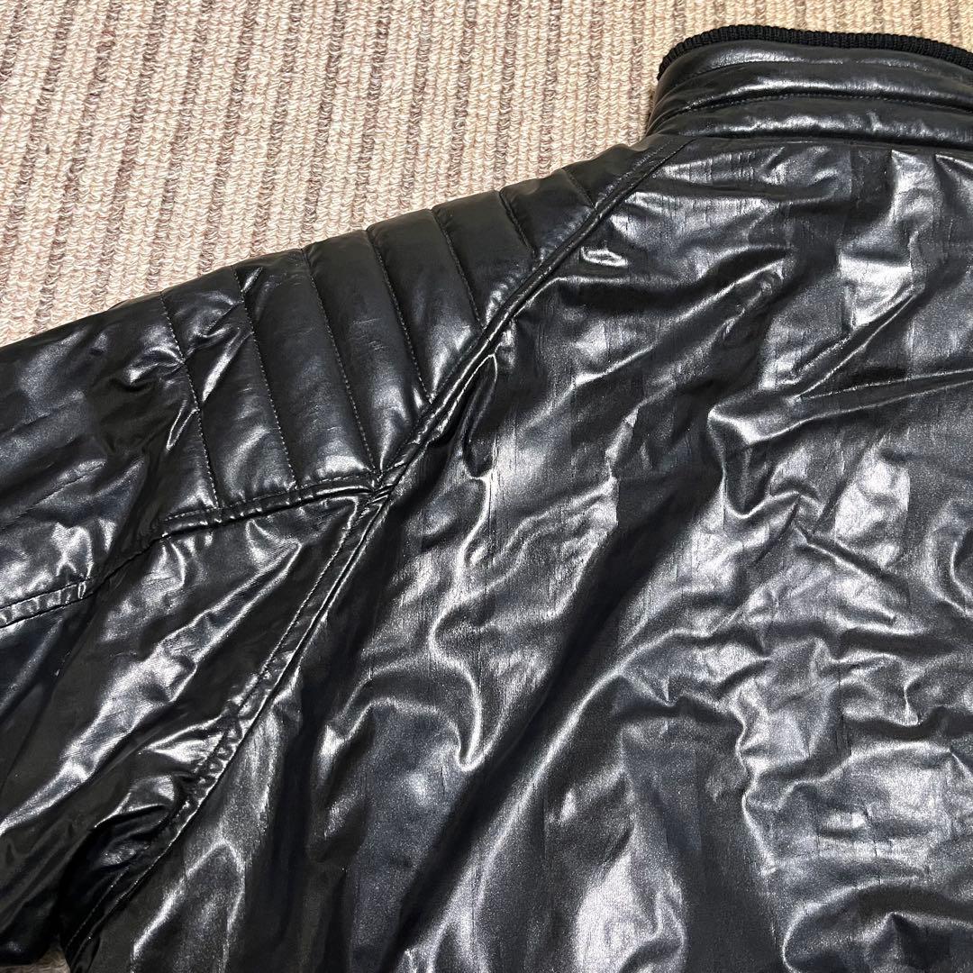 ZETT 高校野球部 グランドコート グラコン ジャンパー 黒 光沢