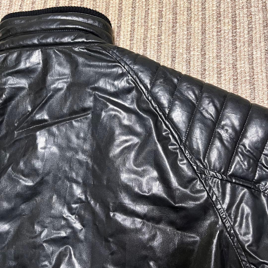 ZETT 高校野球部 グランドコート グラコン ジャンパー 黒 光沢