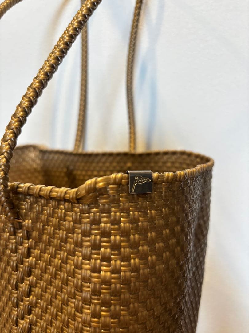 Letra レトラ　メルカドバッグ　バケット　ロングハンドル ゴールド