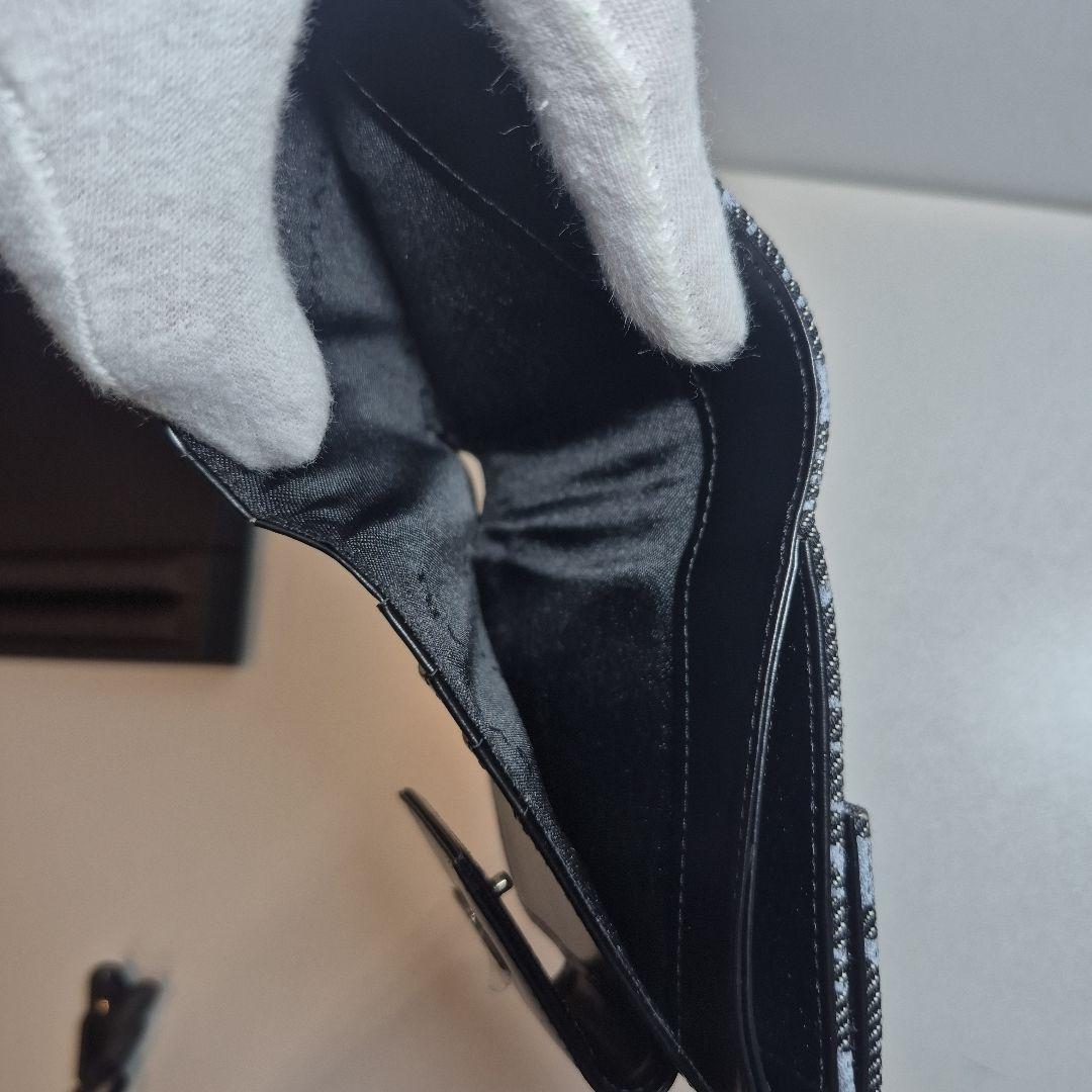 希少　BVLGARI ブルガリ 二つ折り財布 デニム