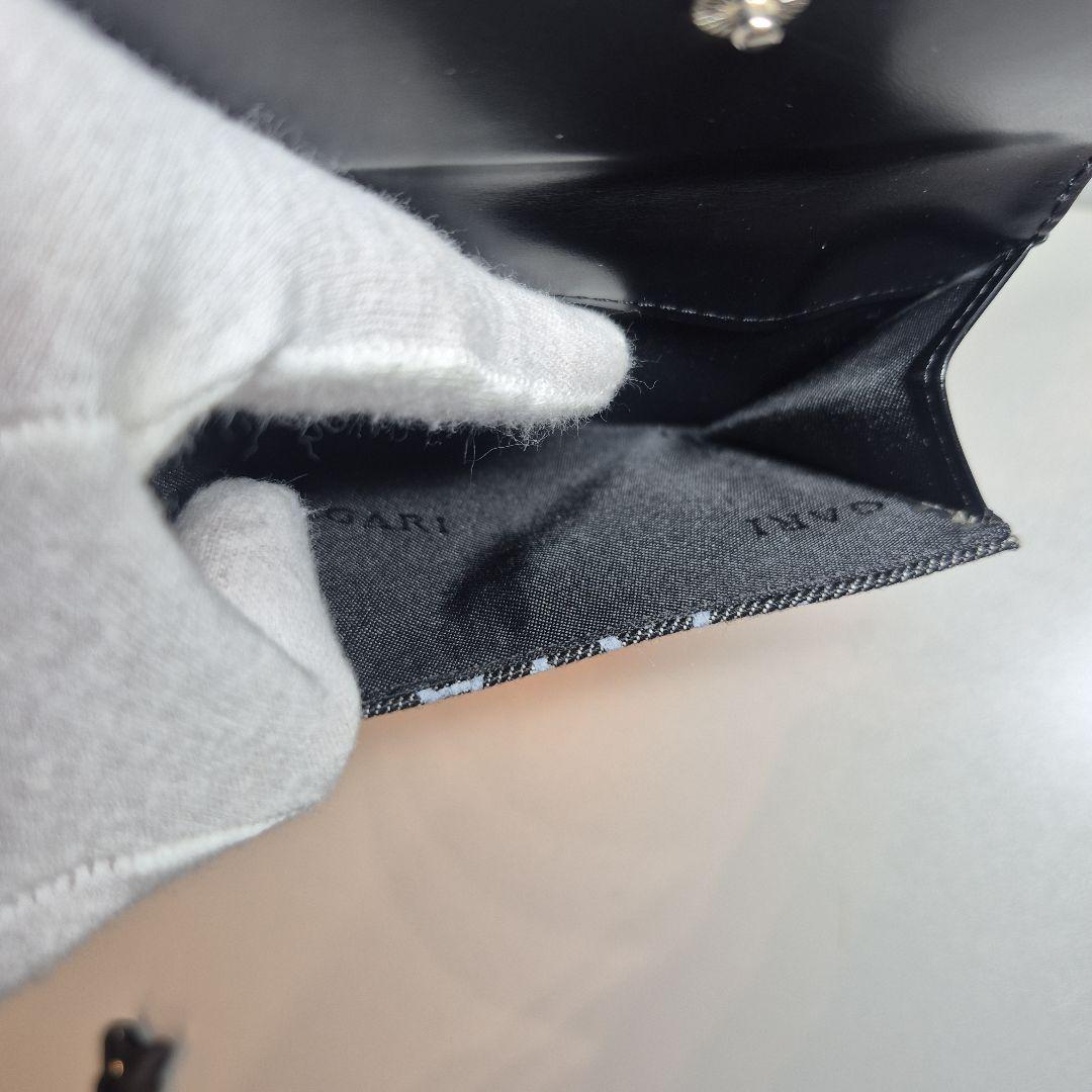 希少　BVLGARI ブルガリ 二つ折り財布 デニム