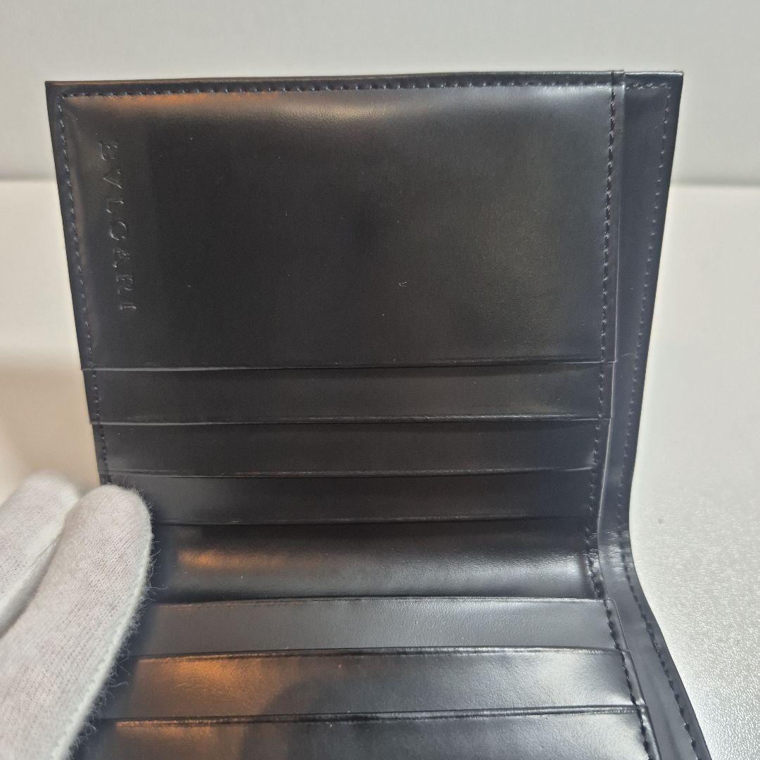 希少　BVLGARI ブルガリ 二つ折り財布 デニム
