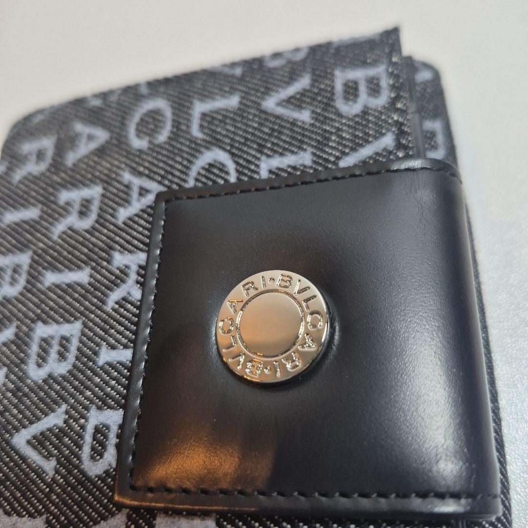 希少　BVLGARI ブルガリ 二つ折り財布 デニム