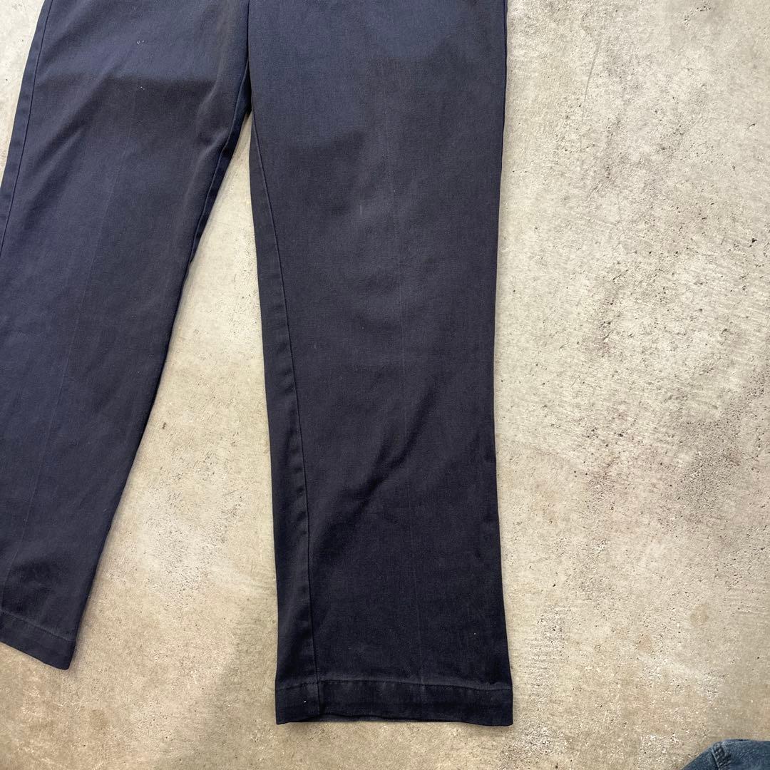 90s USA製 Dickies874 ブラック チノパン ワークパンツ　W34