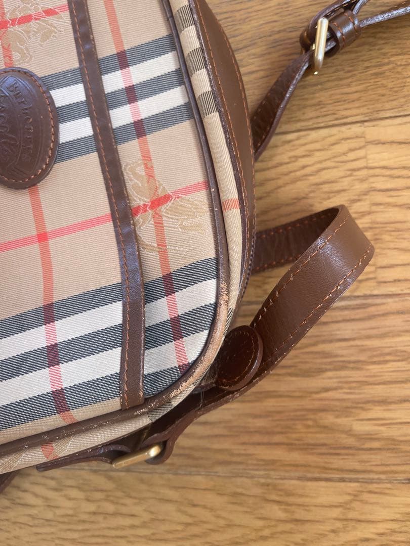 バーバリー ノバチェック ショルダーバッグ ヴィンテージ 正規品