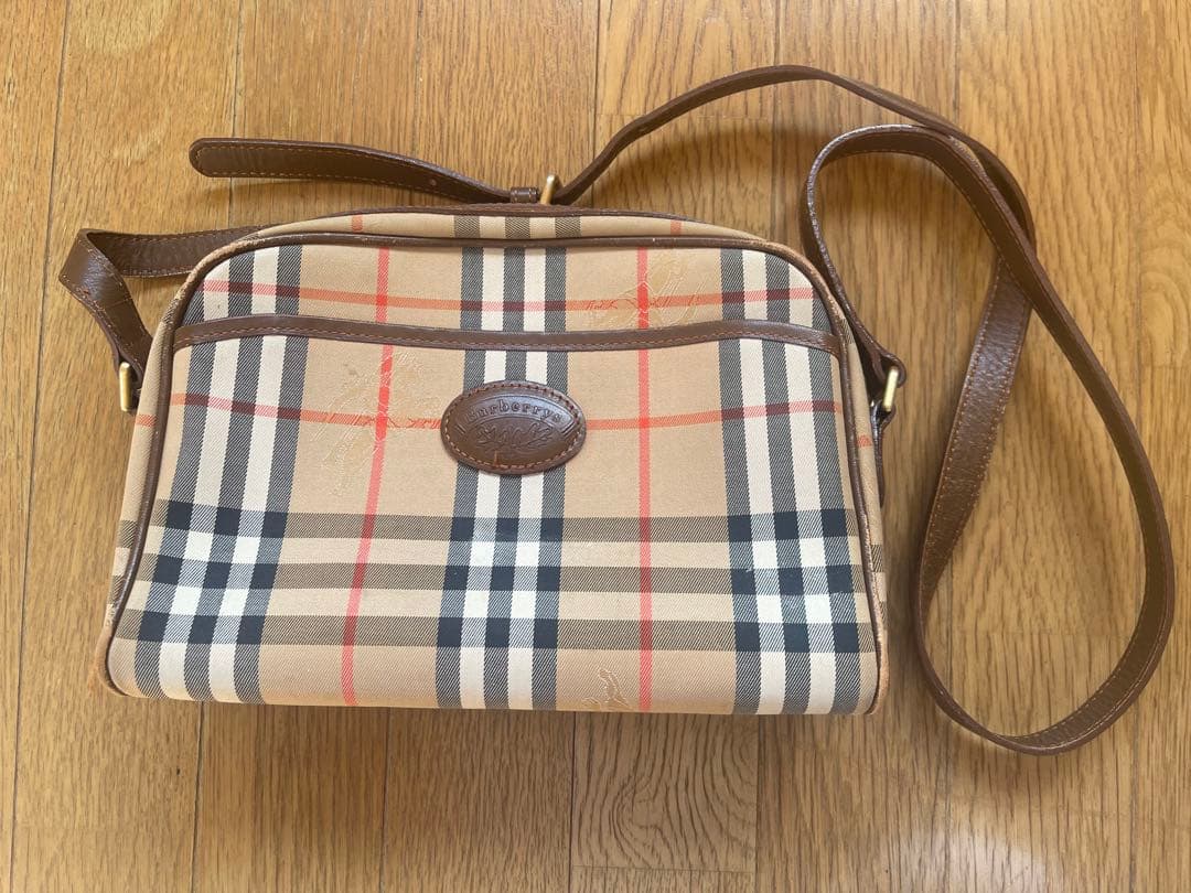 バーバリー ノバチェック ショルダーバッグ ヴィンテージ 正規品