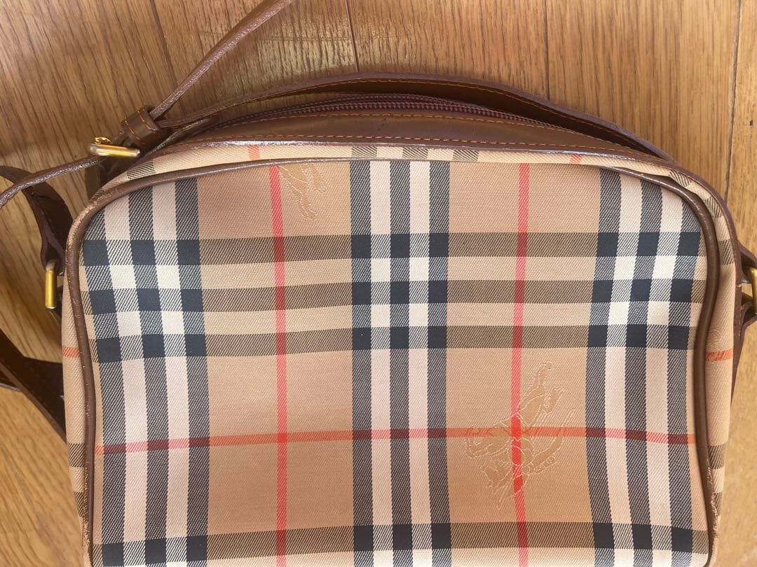 バーバリー ノバチェック ショルダーバッグ ヴィンテージ 正規品