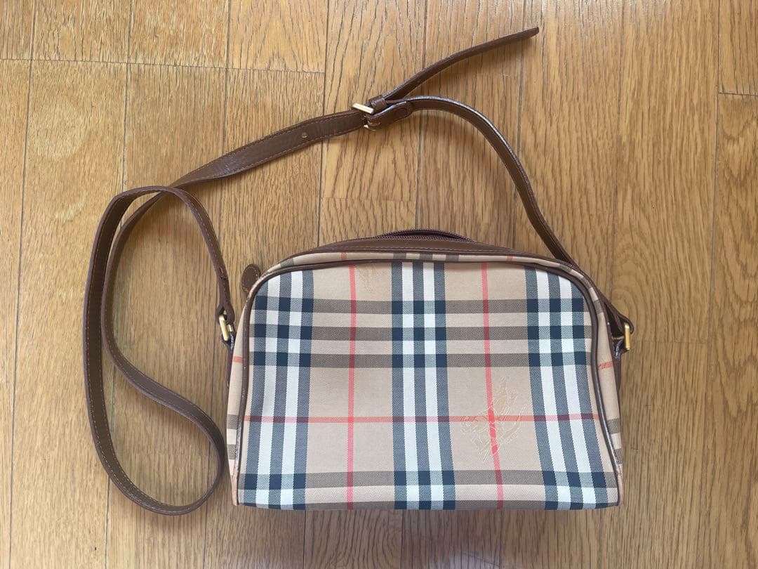 バーバリー ノバチェック ショルダーバッグ ヴィンテージ 正規品