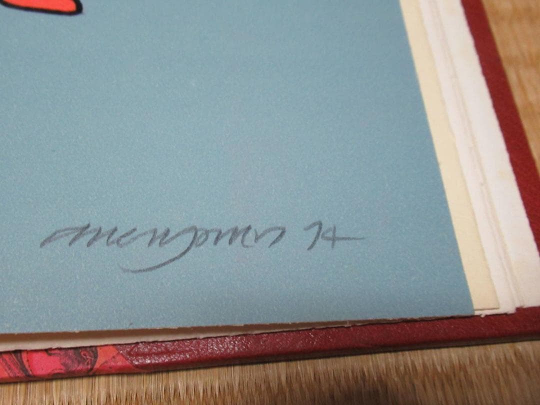 125部限定◆1973年刊行◆アレン・ジョーンズ「WAITRESS」直筆サイン