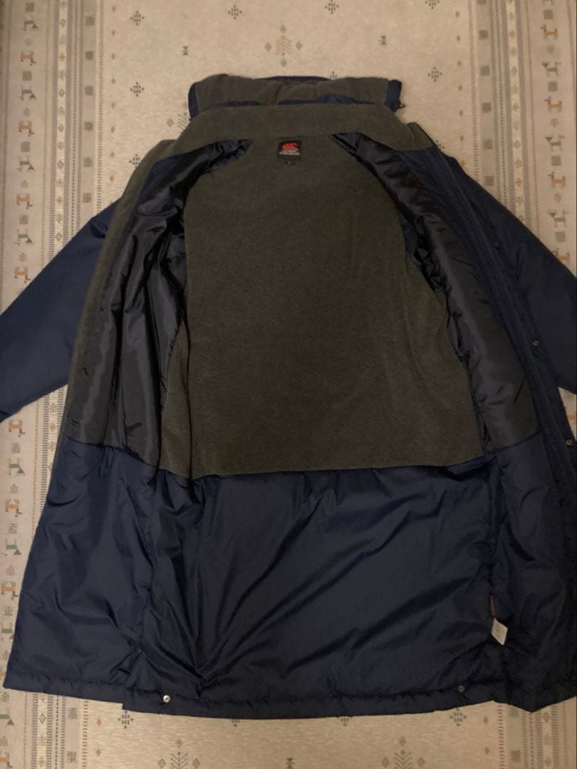 Canterbury カンタベリー ロングベンチコート ネイビー サイズL