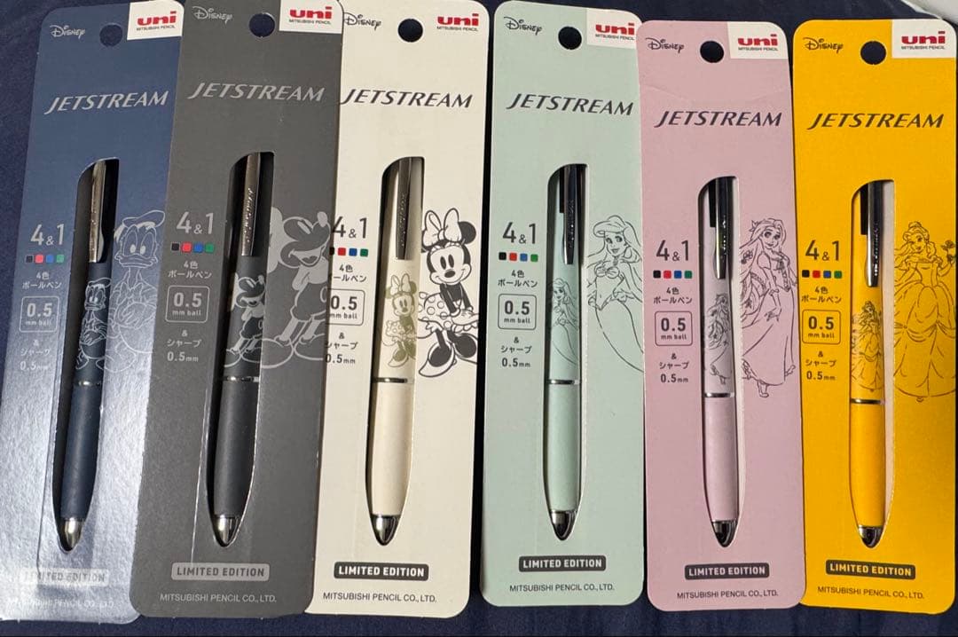 ジェットストリーム　4＆1 ディズニー　6本セット