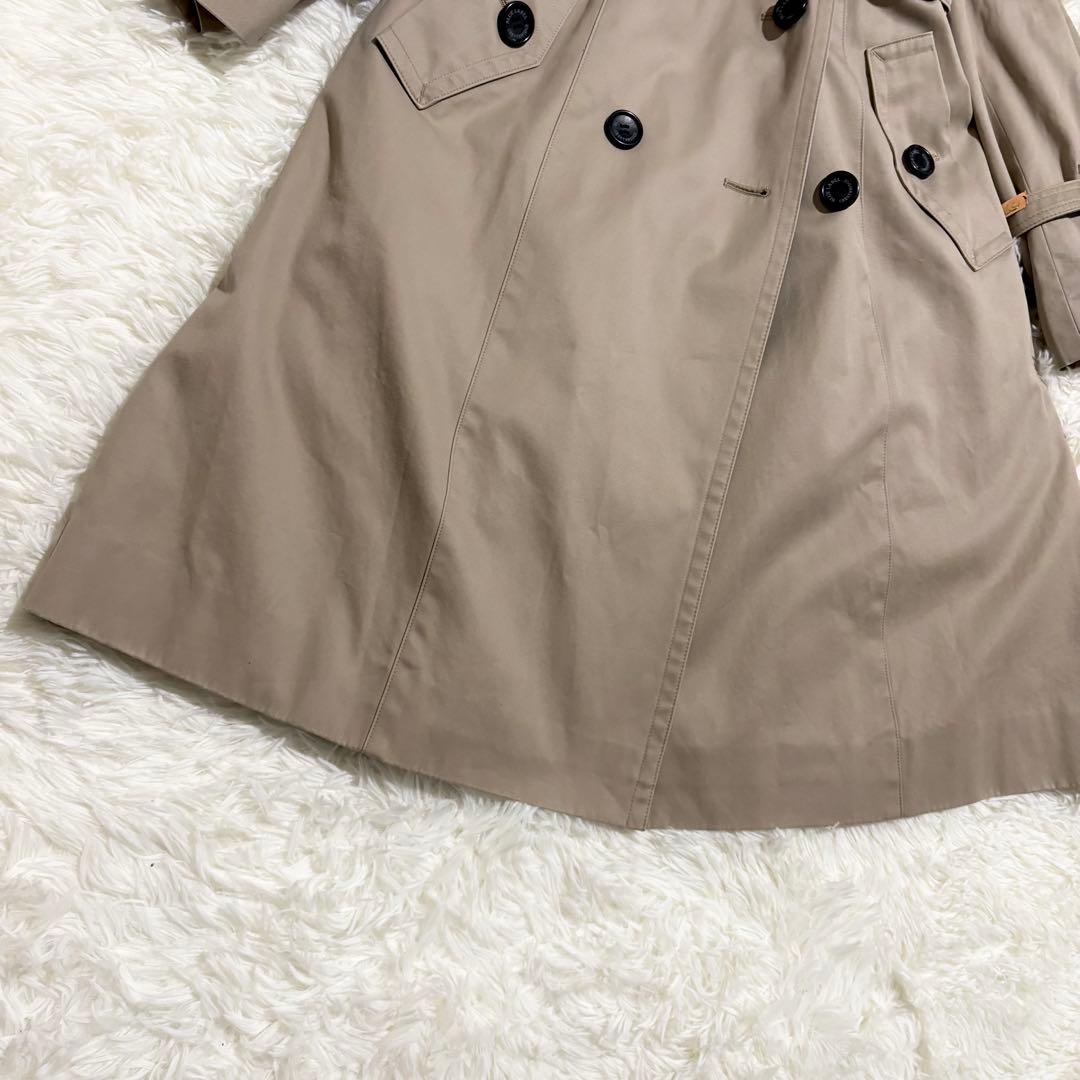 美品 ブルーレーベルクレストブリッジ ライナー付トレンチコート 38 ベージュ