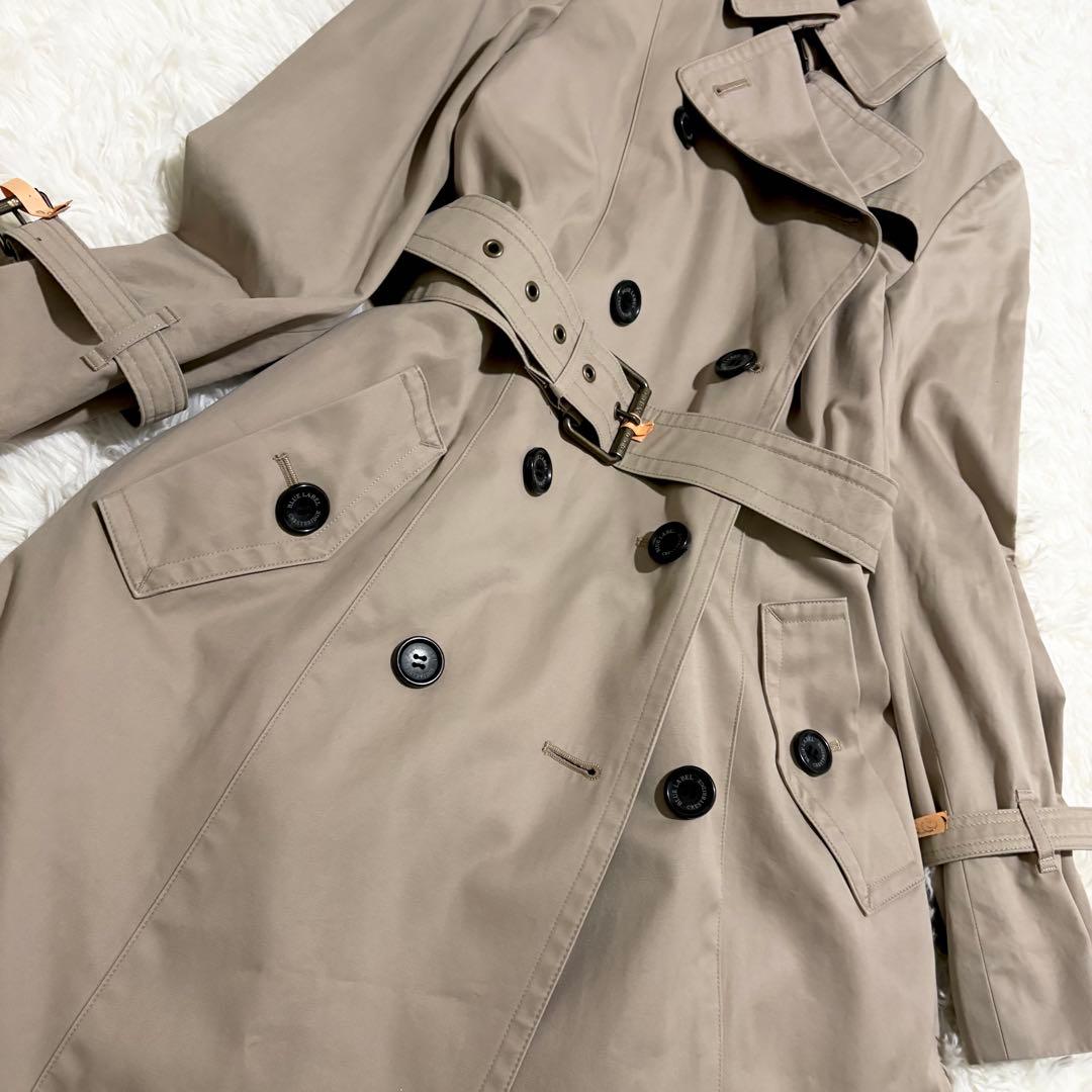 美品 ブルーレーベルクレストブリッジ ライナー付トレンチコート 38 ベージュ