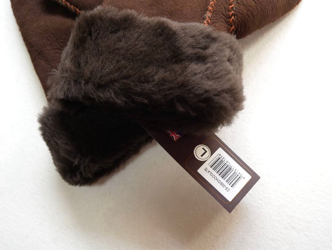 UGG アグ ミトン グローブ シープスキン チョコレート　サイズL