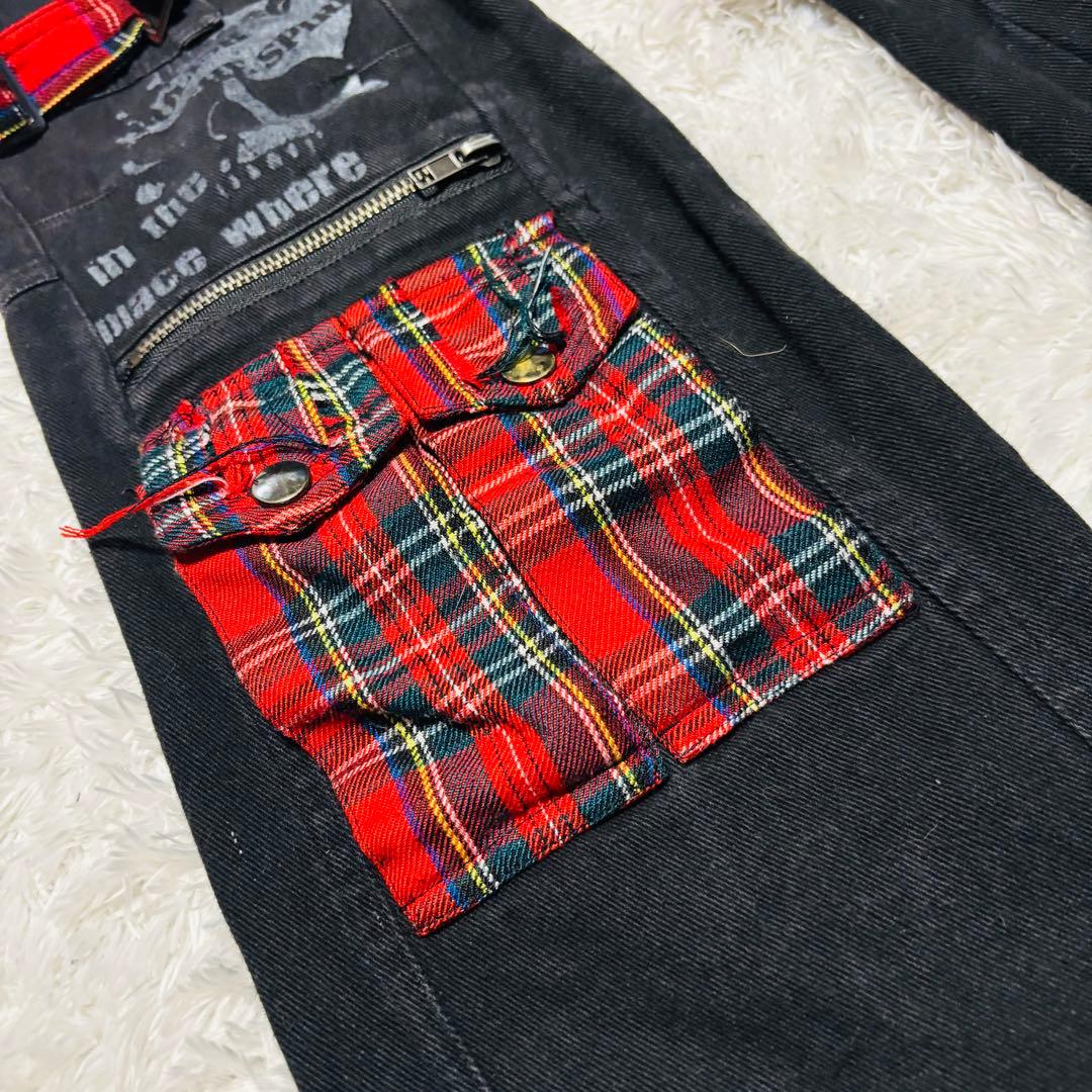 希少 Sex pot Revenge ボンテージ パンツ チェック y2k