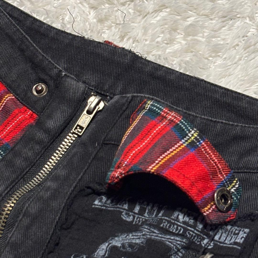 希少 Sex pot Revenge ボンテージ パンツ チェック y2k