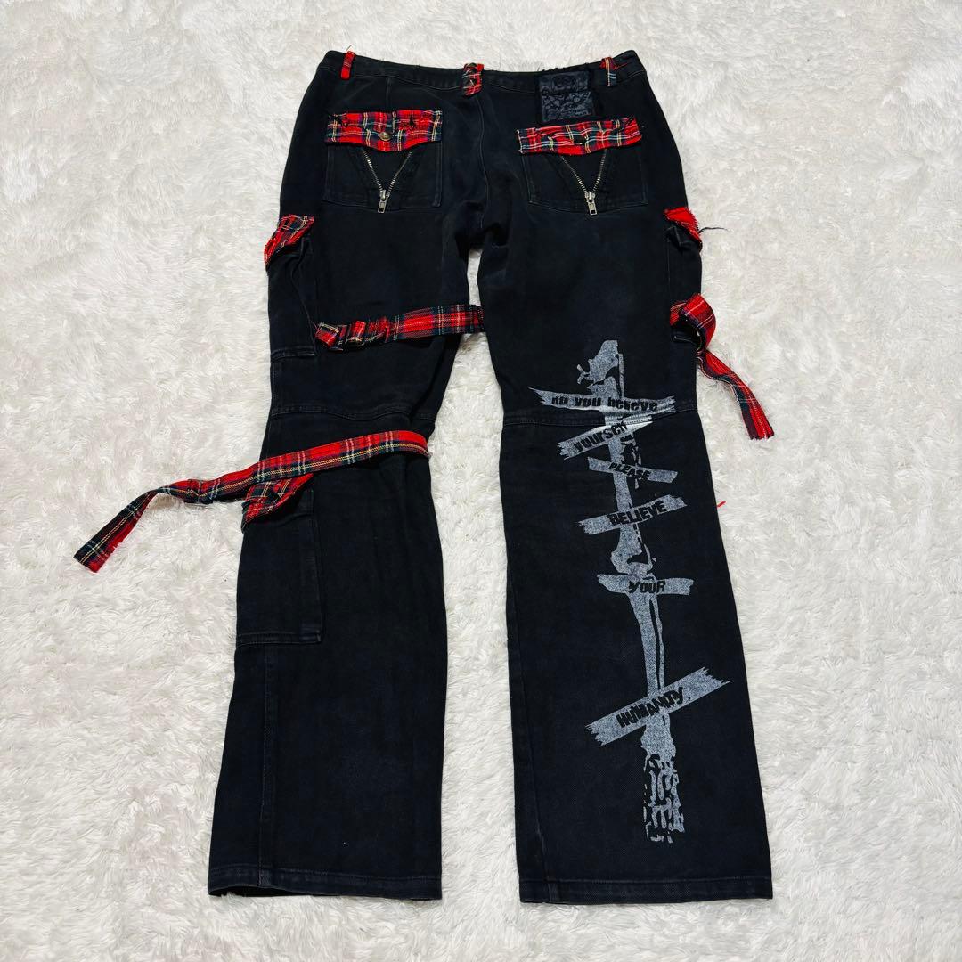 希少 Sex pot Revenge ボンテージ パンツ チェック y2k