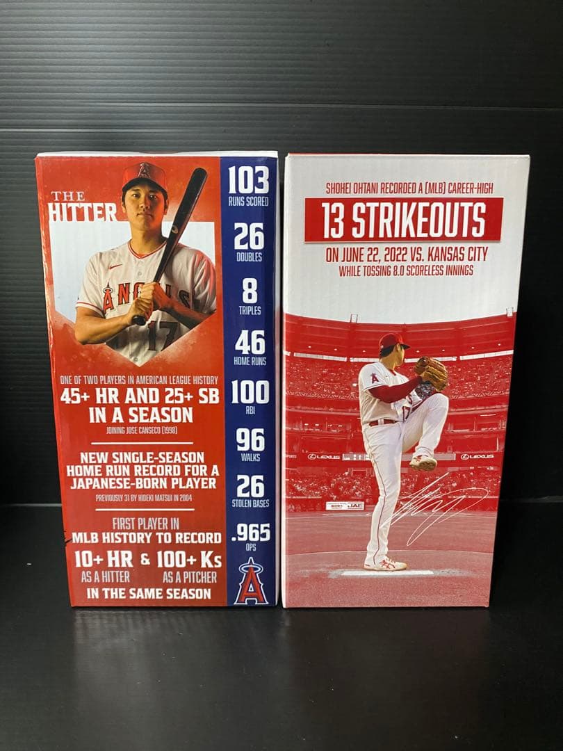 【最安値】大谷翔平 2021年2022年シーズンフィギュア 2体セット