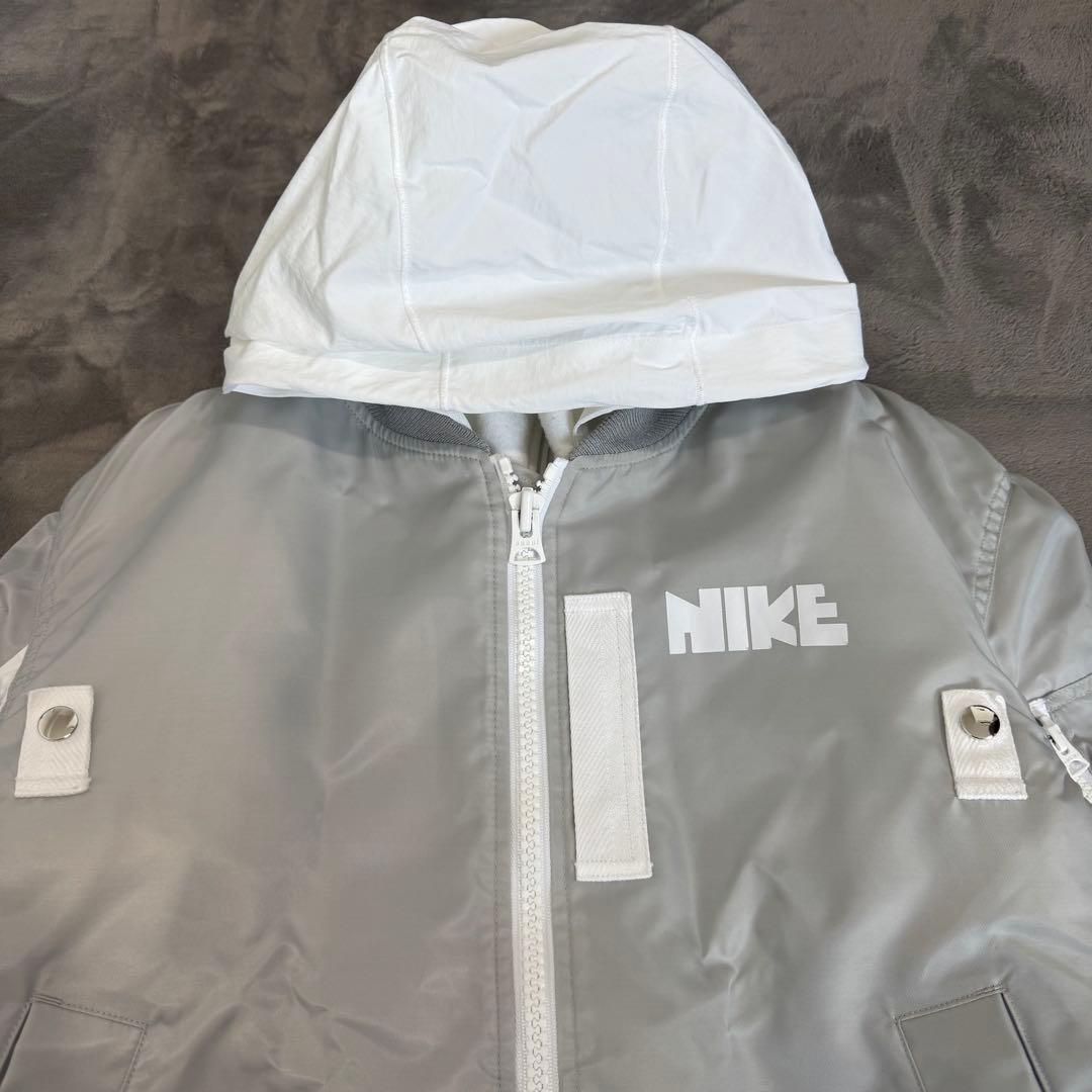 Sacai x NIKE Layered ボンバージャケットMA-1