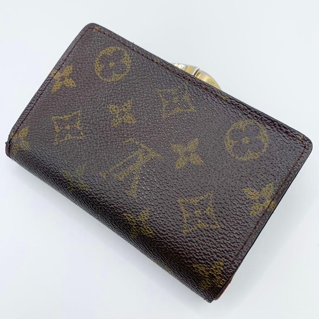 【極美品】ルイ ヴィトン ヴィエノワ がま口 モノグラム 折り財布 V1