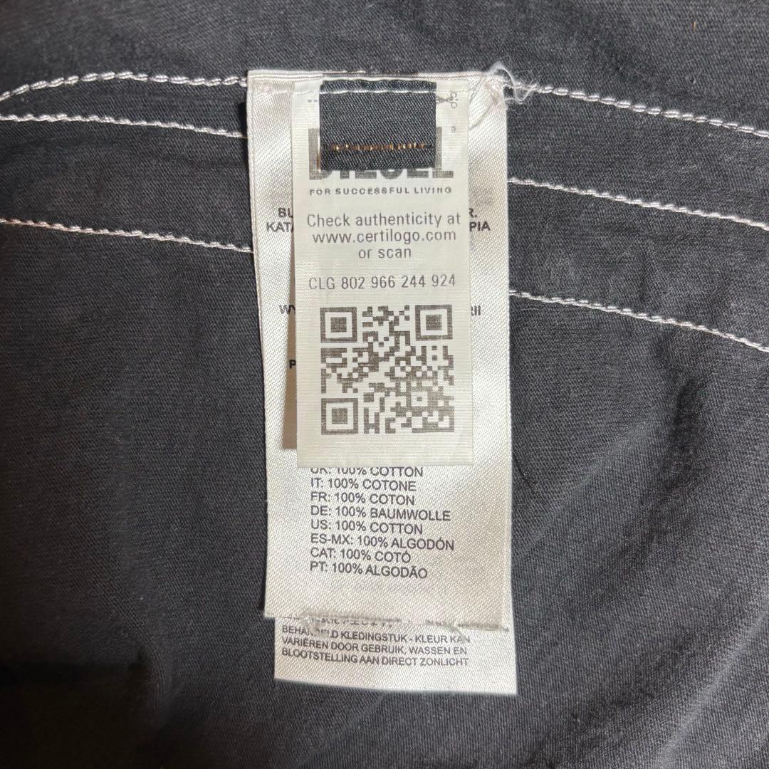 トップス DIESEL T-Roxfino-Stripe longsleeve