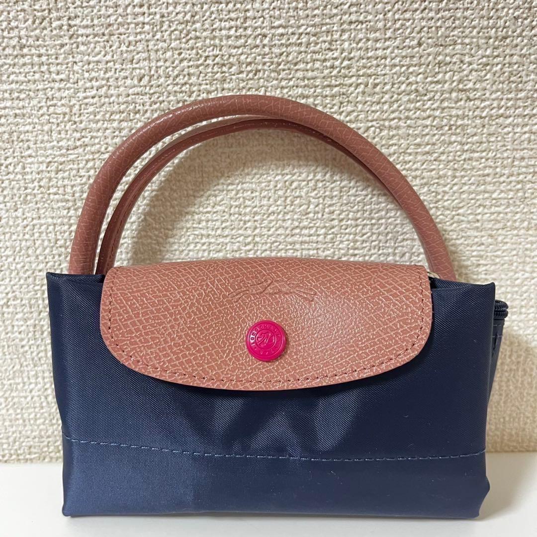 【新品】ロンシャン ル プリアージュ 最新 S トートバックネイビー