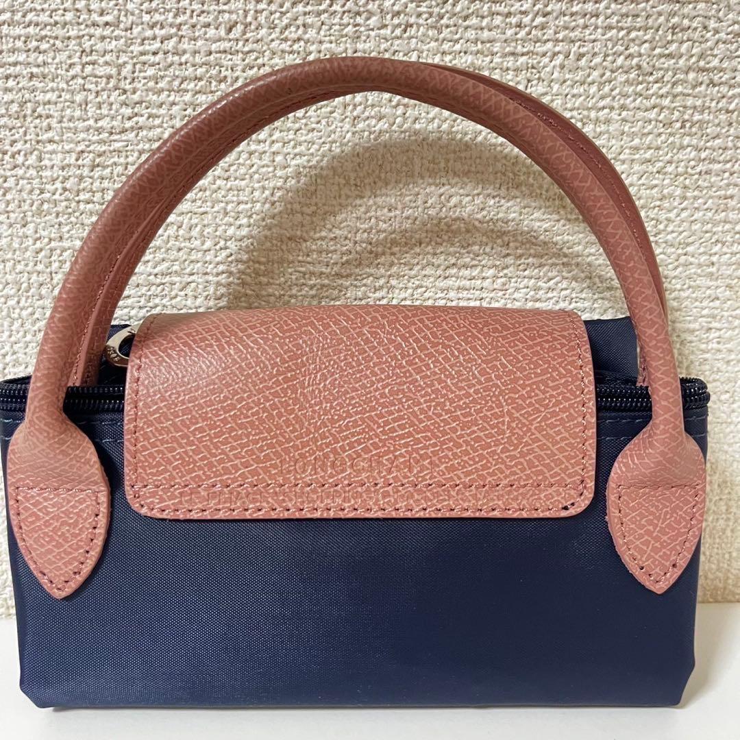 【新品】ロンシャン ル プリアージュ 最新 S トートバックネイビー