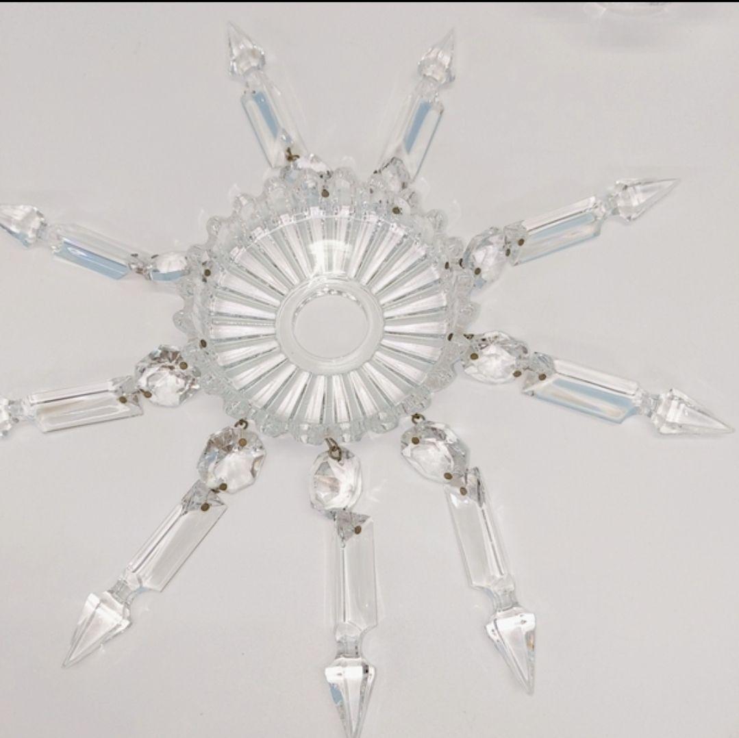 BACCARAT バカラ キャンドルスタンドメダイヨン.シャンデリア.2灯