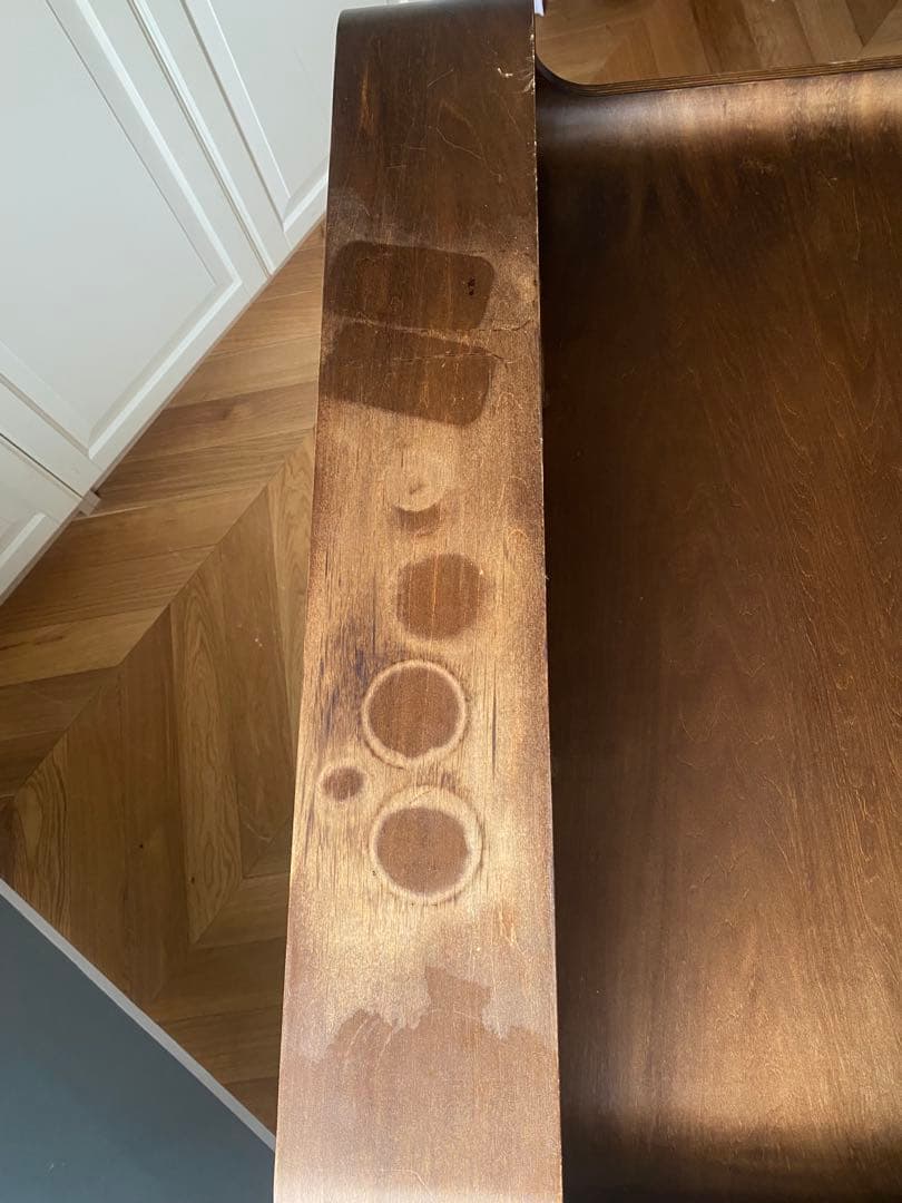 パイプデスク　棚付き（used)