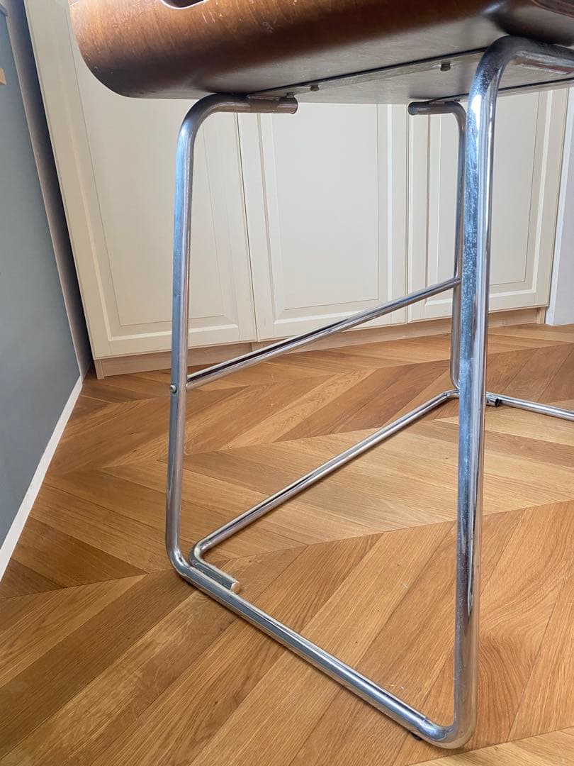 パイプデスク　棚付き（used)