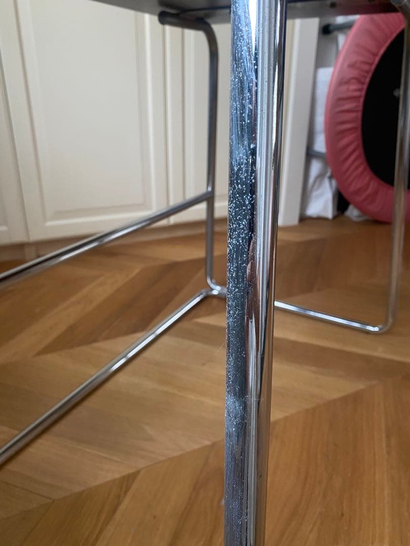 パイプデスク　棚付き（used)