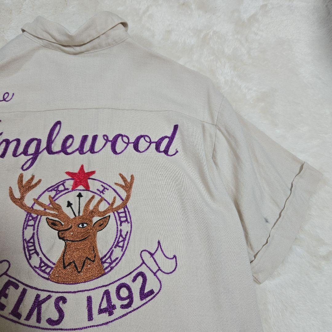 超希少 ELKS エルク ボーリングシャツ ヴィンテージ チェーンステッチ