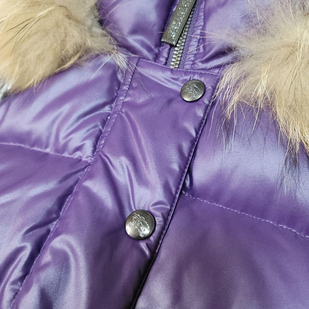 極美品☆BURBERRYバーバリーブルーレーベルノバチェック ダウンベスト