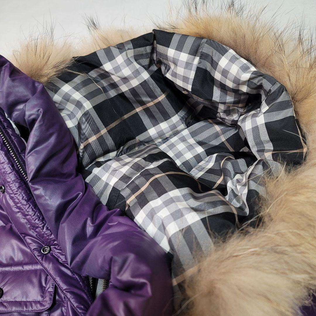 極美品☆BURBERRYバーバリーブルーレーベルノバチェック ダウンベスト