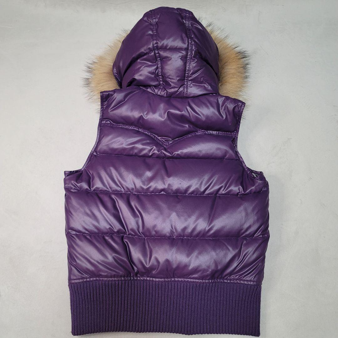 極美品☆BURBERRYバーバリーブルーレーベルノバチェック ダウンベスト