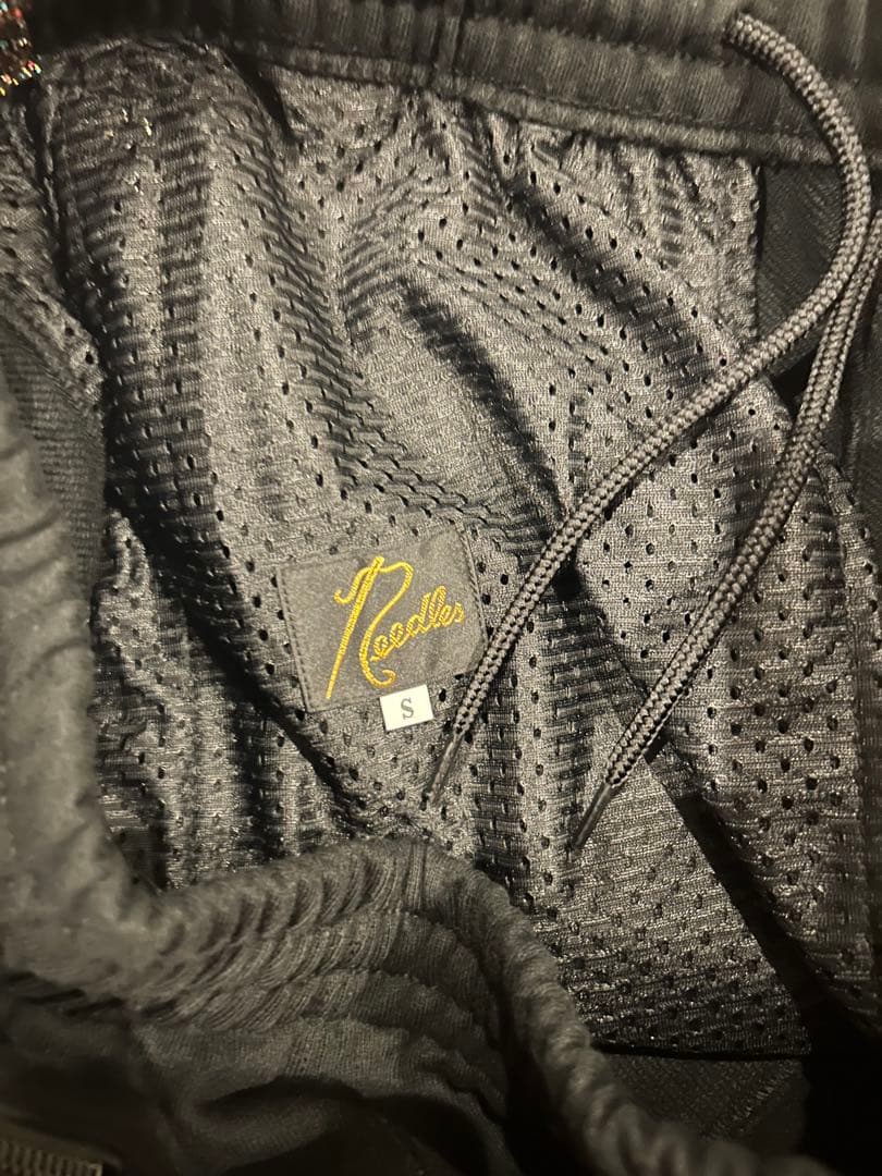 Needles スウェット ラメ色 トラックパンツ ストレート S レインボー