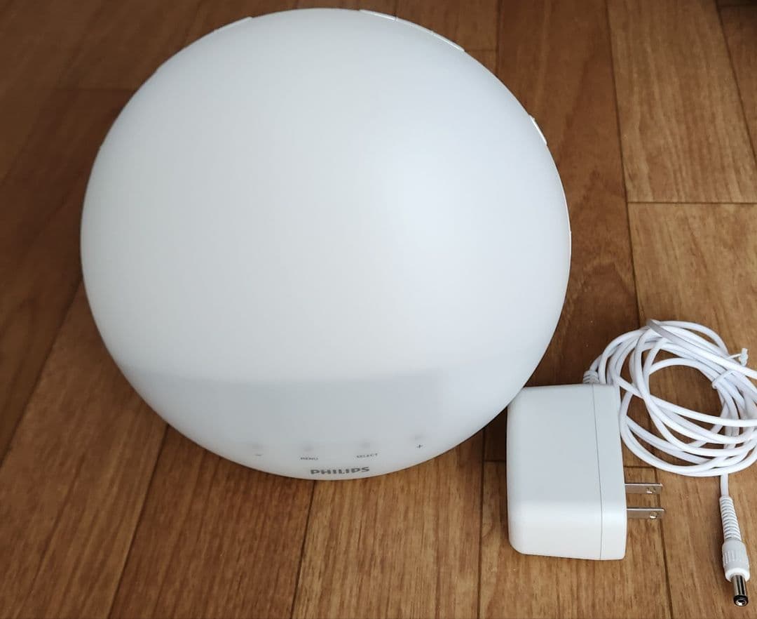 【動作確認】PHILIPS ウェイクアップライト 光目覚まし時計 HF3519