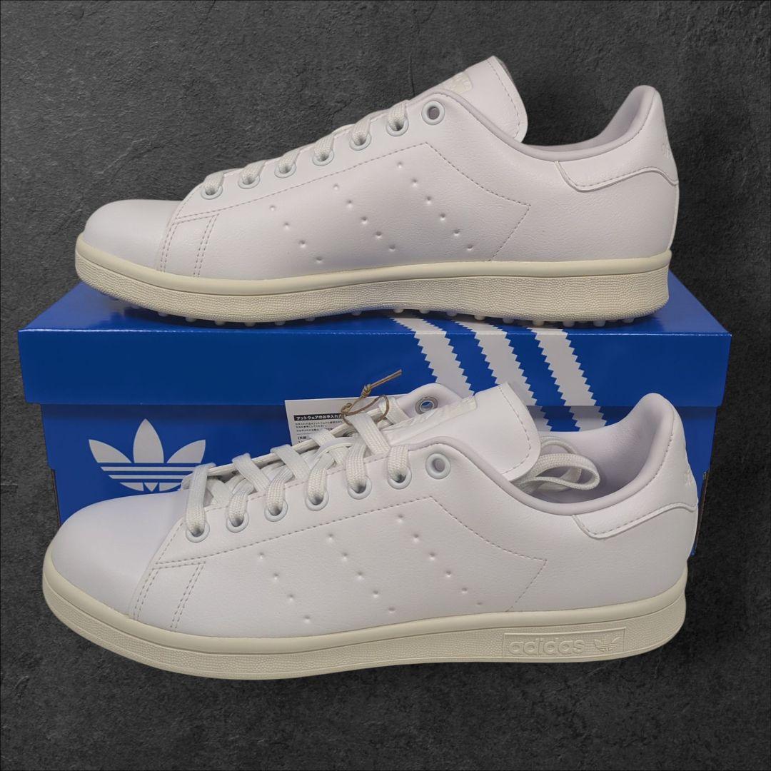 26.5 アディダス adidas スタンスミス スパイクレス ゴルフシューズ