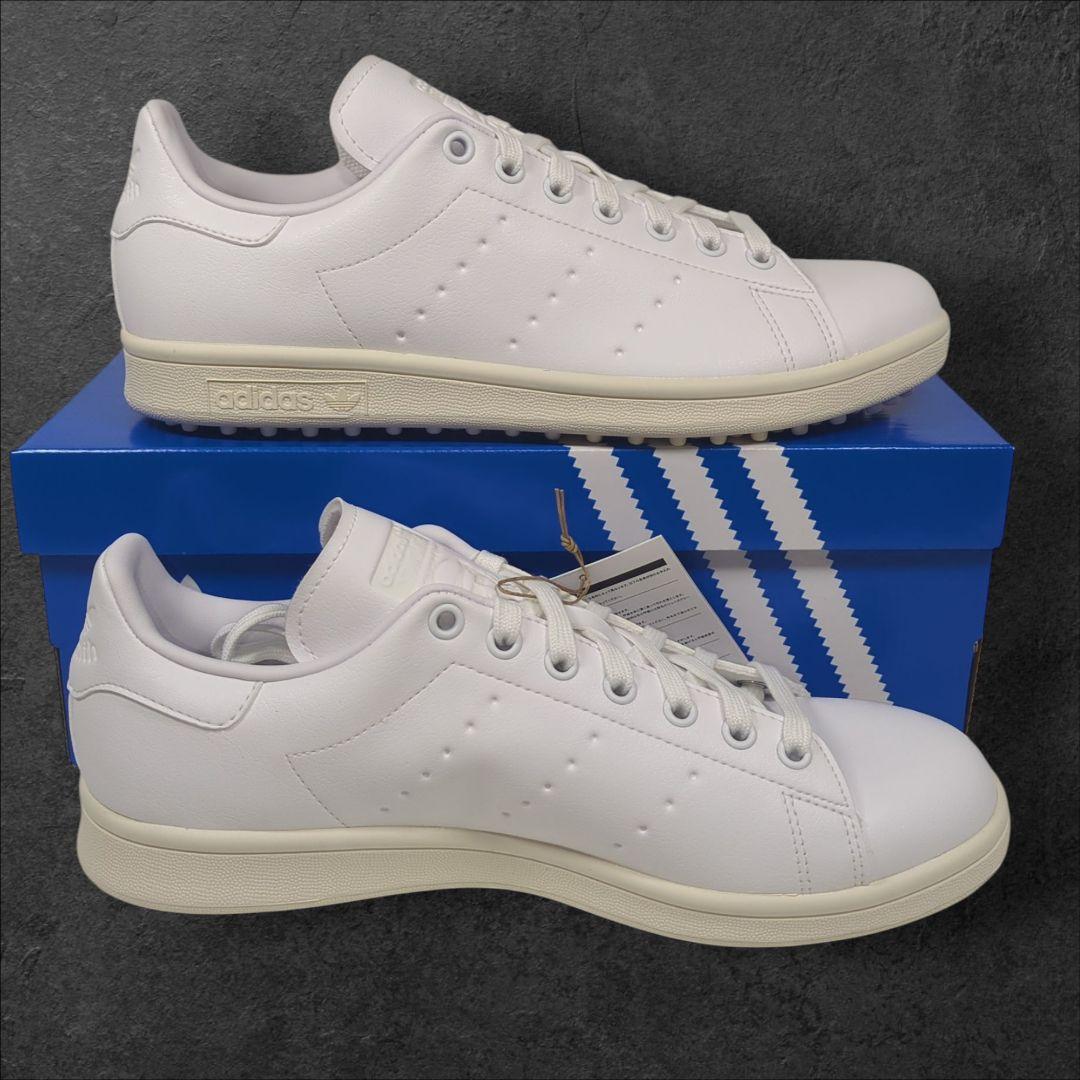 26.5 アディダス adidas スタンスミス スパイクレス ゴルフシューズ