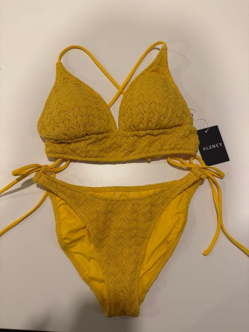 ALENCY アレンシー水着　ラメニットビキニ　アレンシー