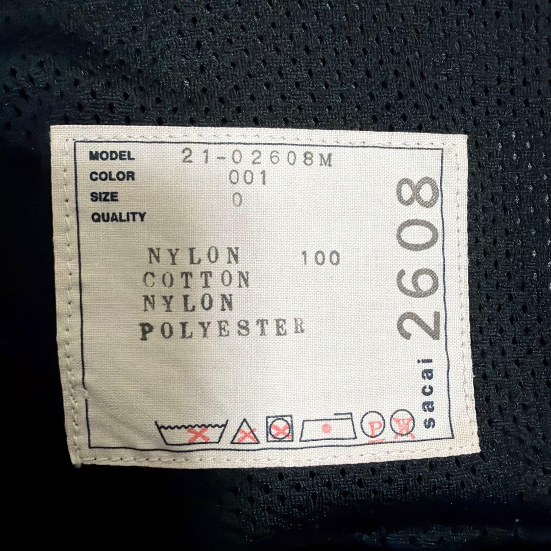 美品 サイズ0 sacai ナイロンパンツ