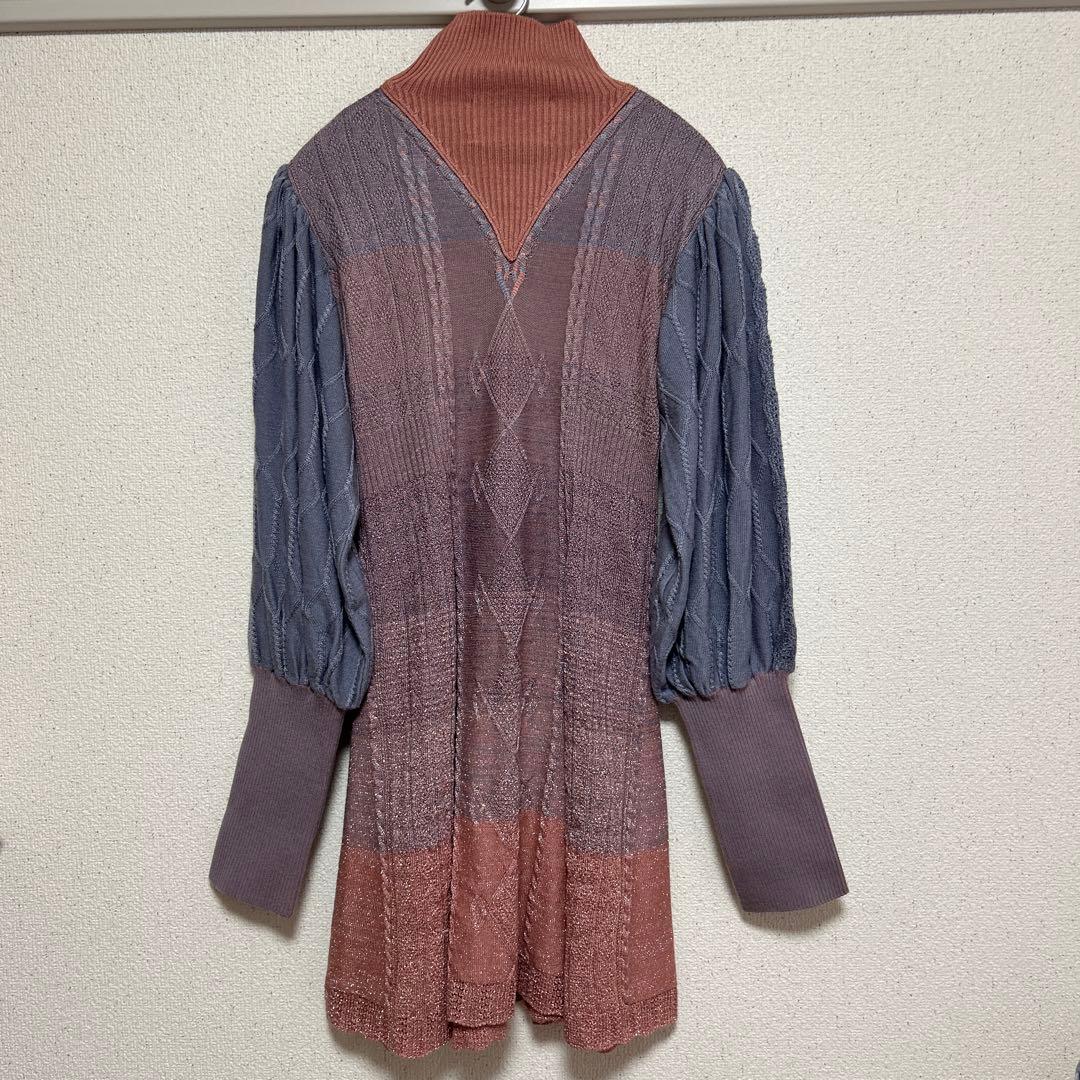 rurumu: 20AW コード刺繍ニットワンピース 縷縷夢兎