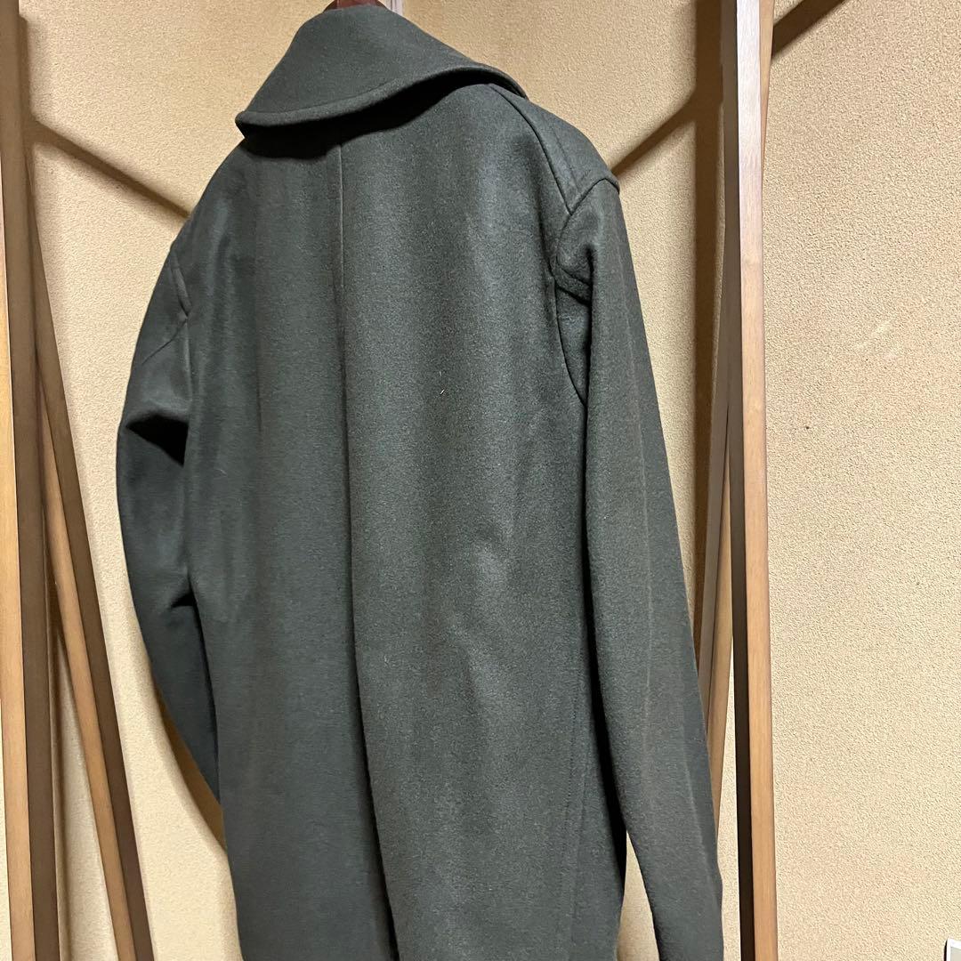 新品未使用 ユニクロ +J ウールブレンドオーバーサイズピーコート オリーブ