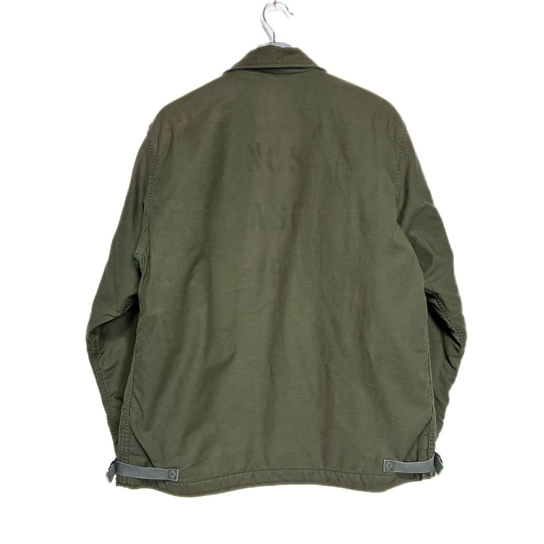 80s 米軍 A-2 希少 ステンシル入り デッキジャケット 42-44 裏ボア
