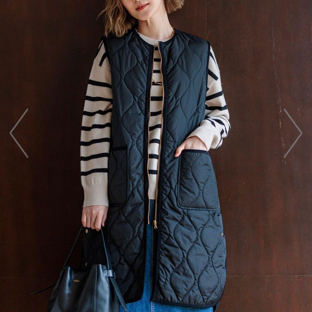 23区 パディング　ジレ　中綿　ベスト