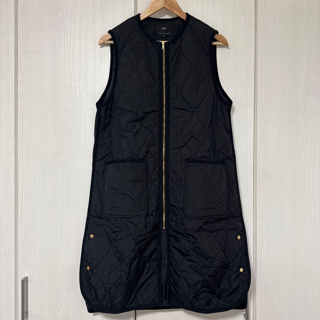 23区 パディング　ジレ　中綿　ベスト